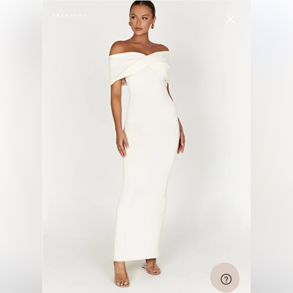 Meshki Terese Cream Dress Size S